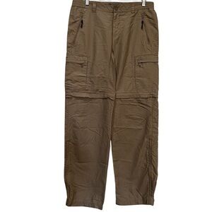 REI Women’s 6 Sahara Khaki Tan Convertible Zip Off Outdoor Pants R4